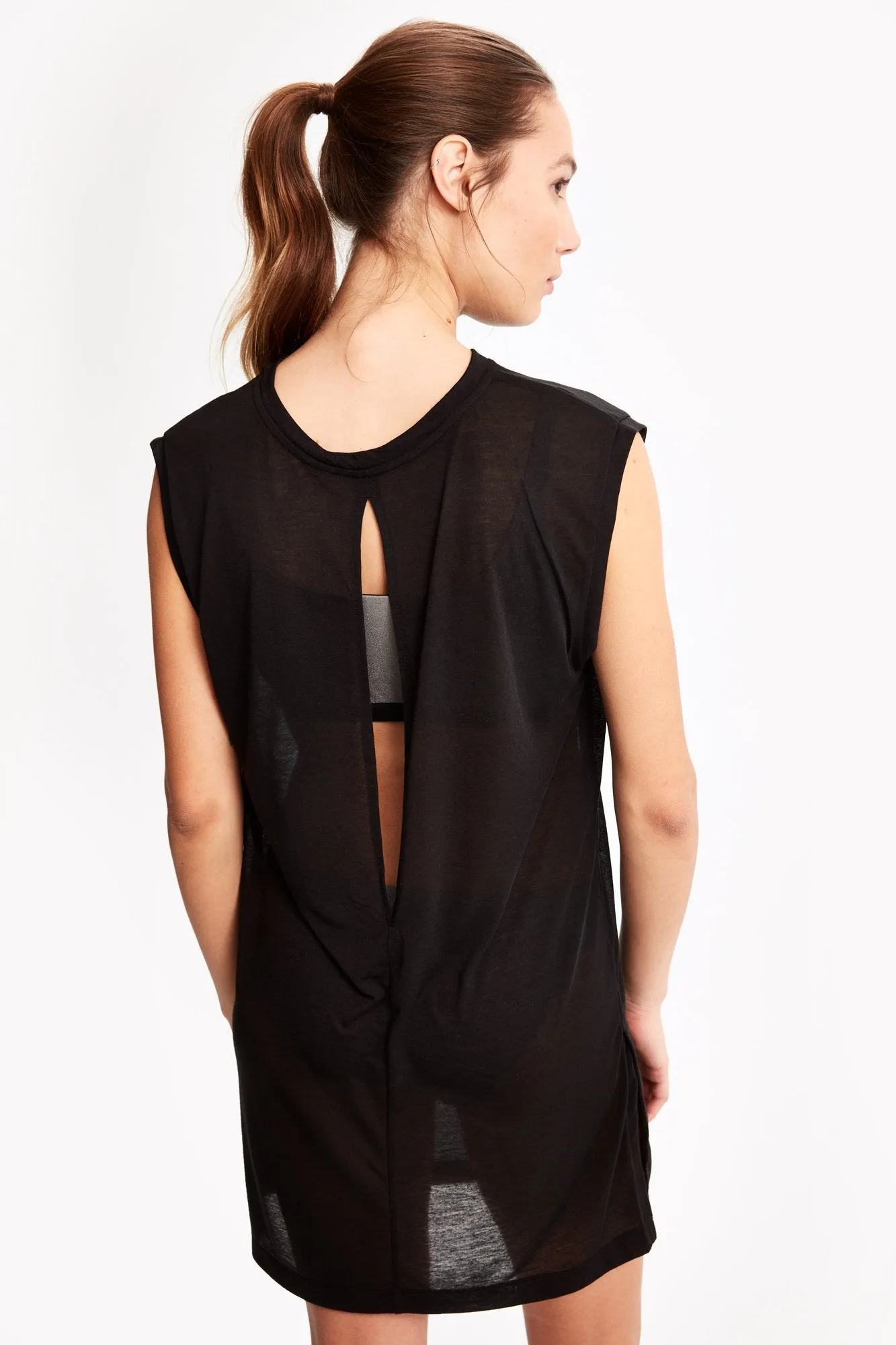 JULES SHEER MINI DRESS